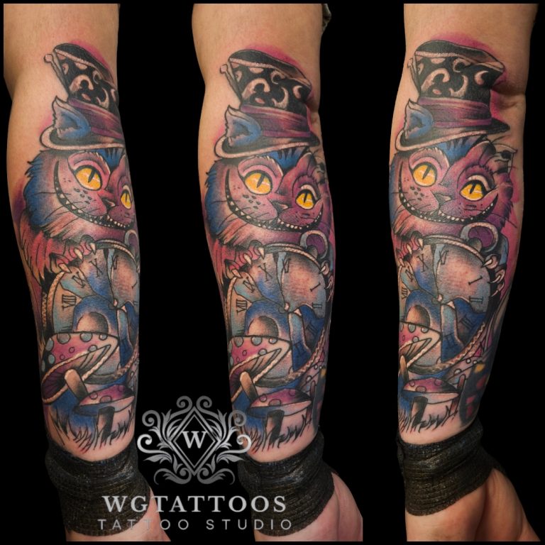 Colour tattoo by Wayne Goodwin