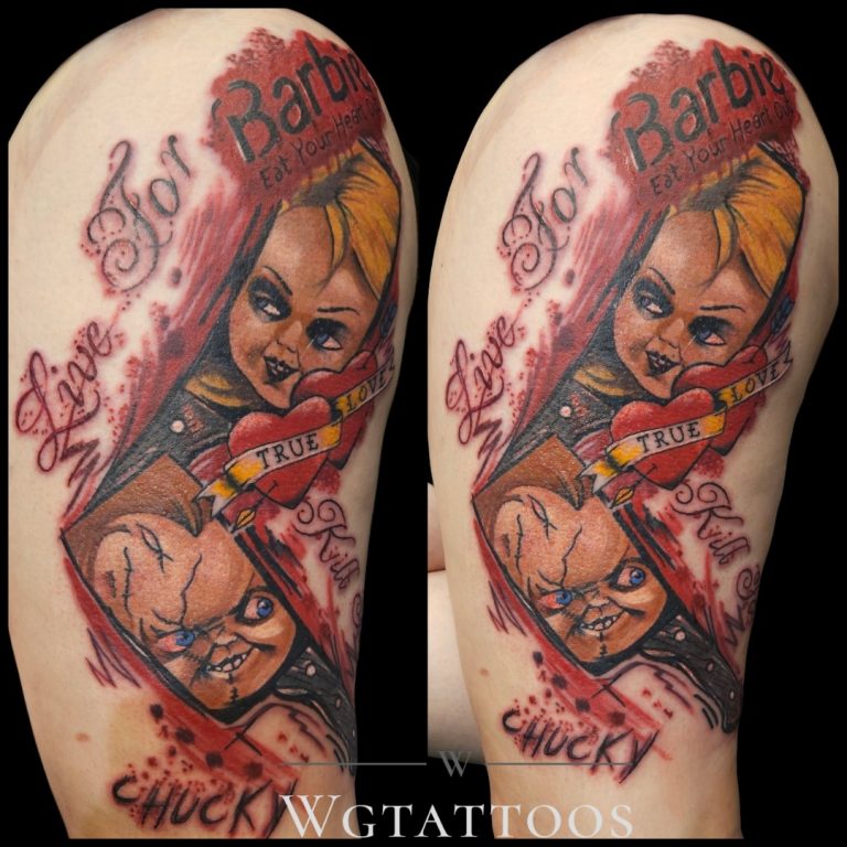 Colour tattoo by Wayne Goodwin