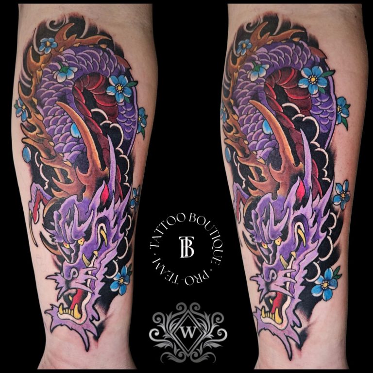 Colour tattoo by Wayne Goodwin