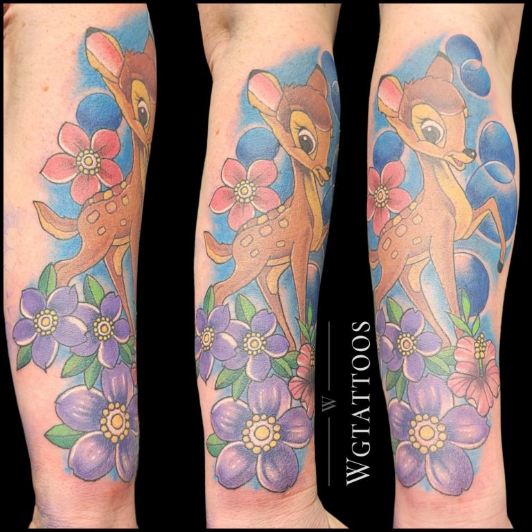 Colour tattoo by Wayne Goodwin