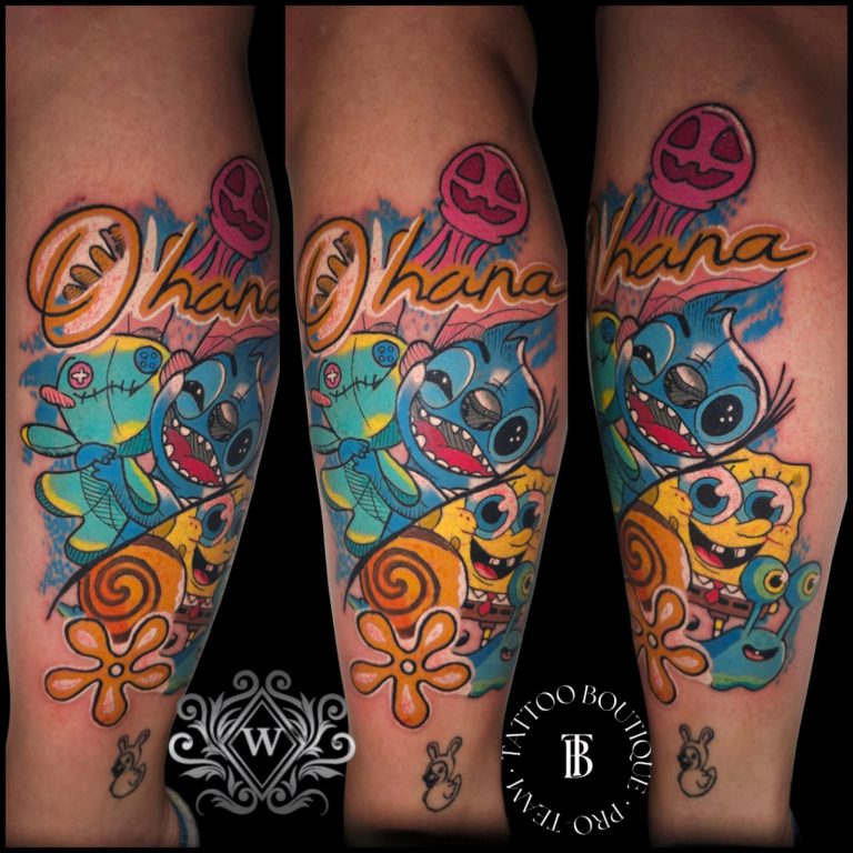 Colour tattoo by Wayne Goodwin