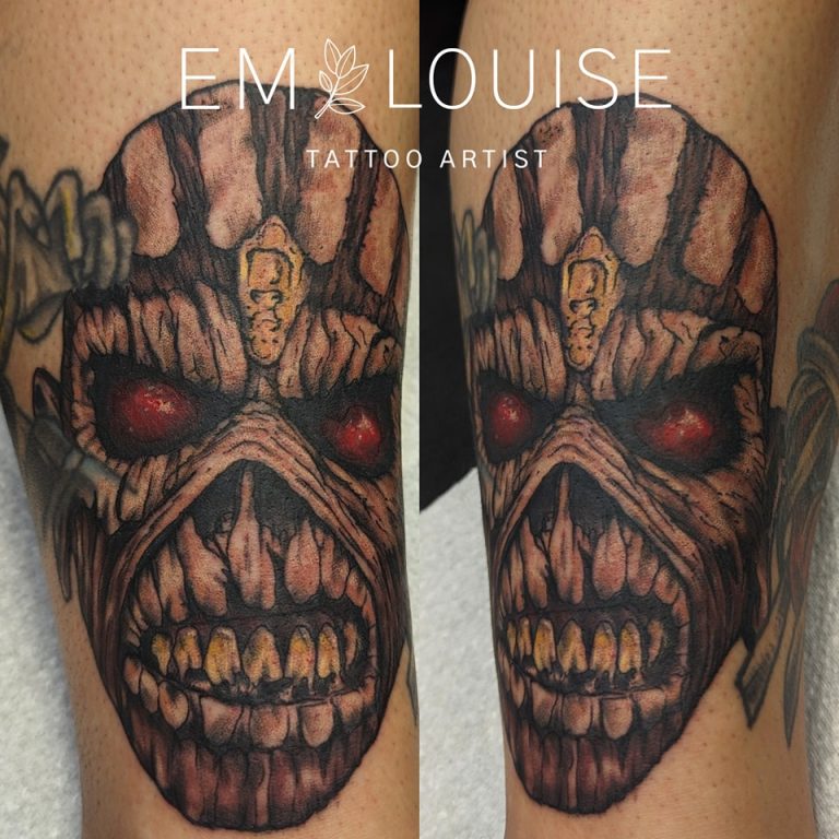 Black and grey tattoo by Em Louise