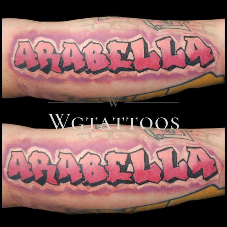 Colour tattoo by Wayne Goodwin