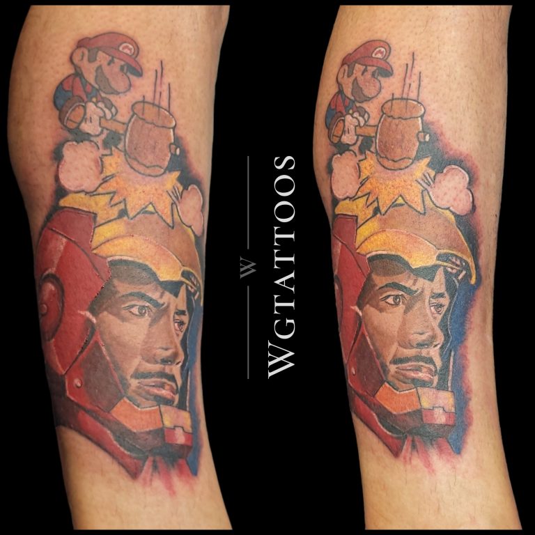 Colour tattoo by Wayne Goodwin