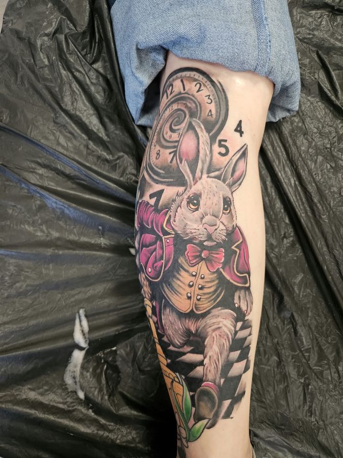 Colour tattoo by Wayne Goodwin