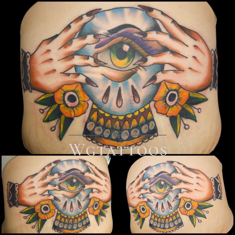 Colour tattoo by Wayne Goodwin