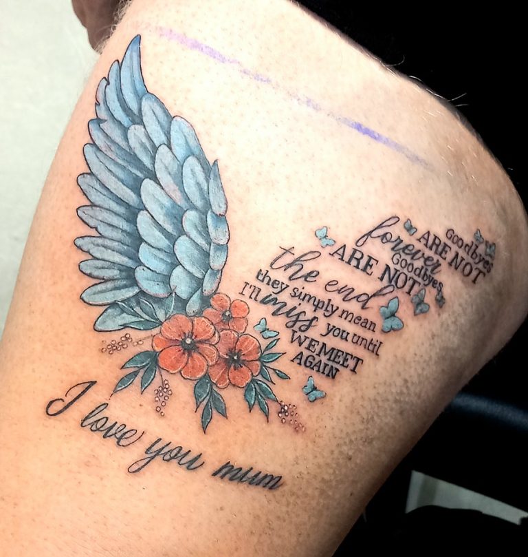Colour tattoo by Leah Lillian