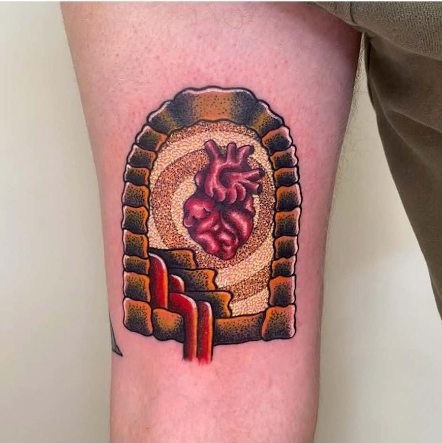 Colour tattoo by El
