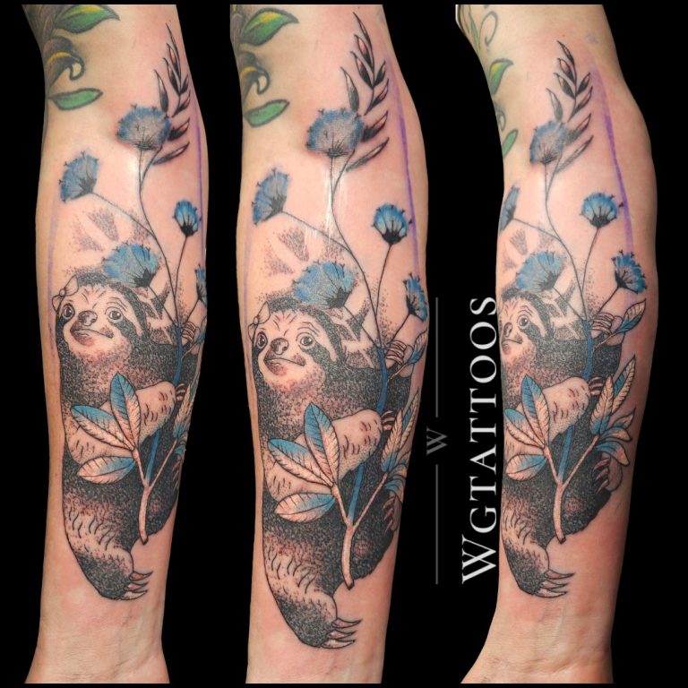 Colour tattoo by Wayne Goodwin