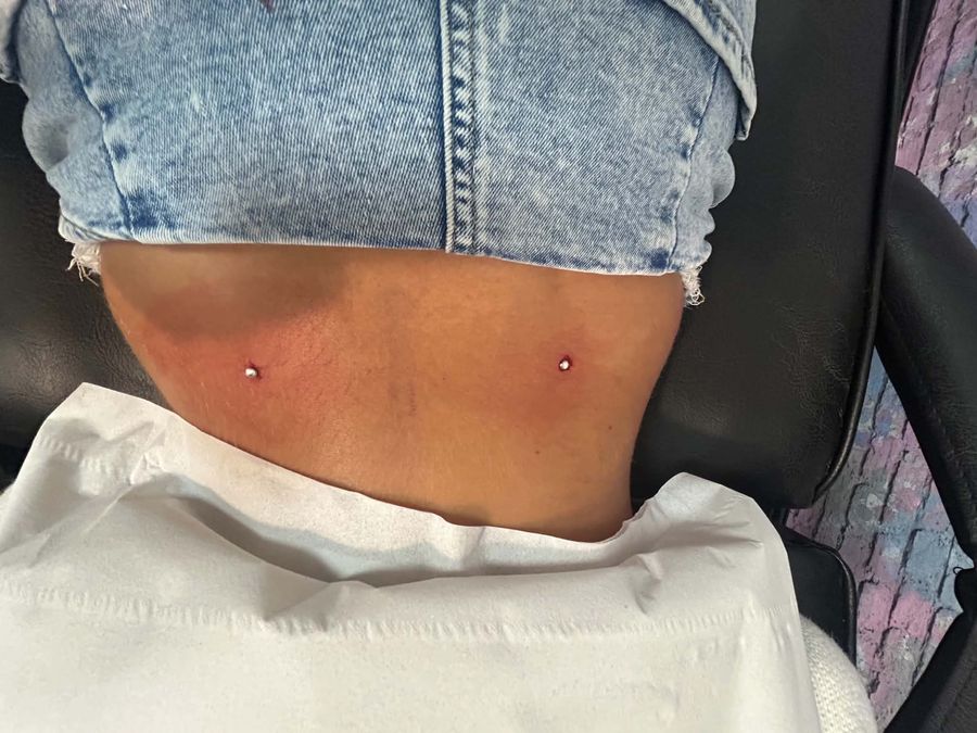 A piercing by Lana