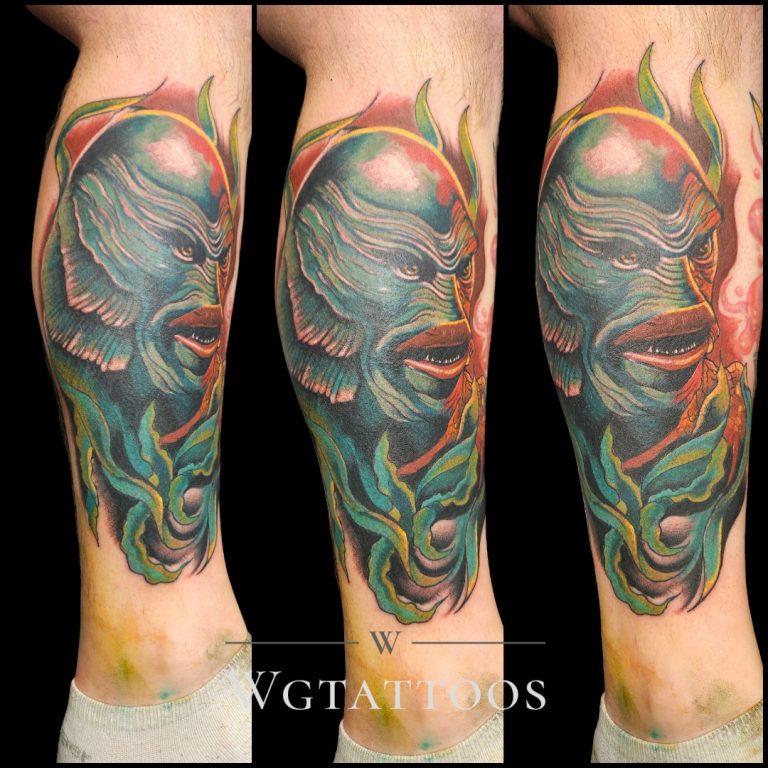 Colour tattoo by Wayne Goodwin