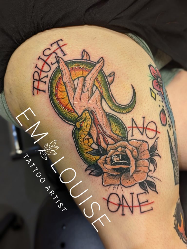 Colour tattoo by Em Louise