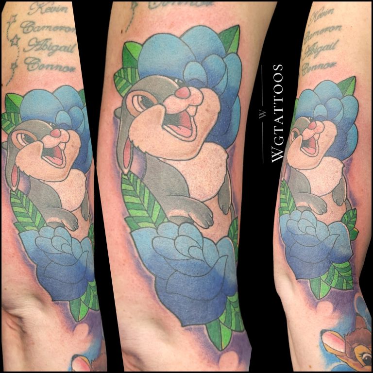 Colour tattoo by Wayne Goodwin