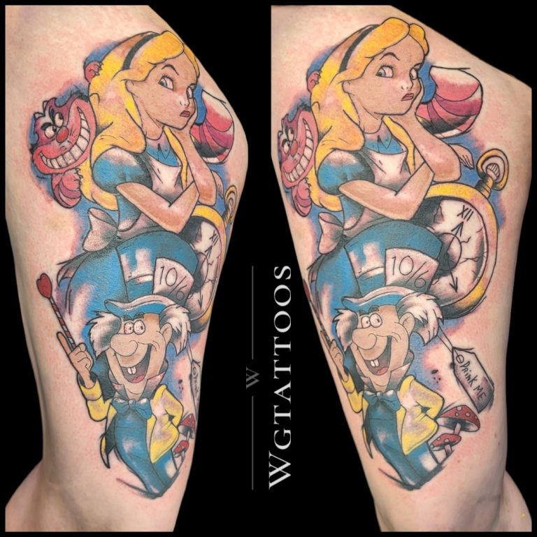 Colour tattoo by Wayne Goodwin