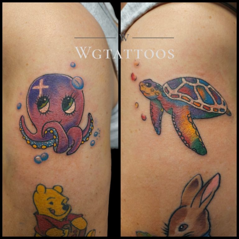 Colour tattoo by Wayne Goodwin
