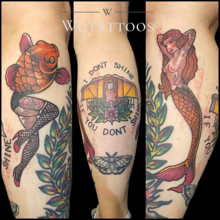 Colour tattoo by Wayne Goodwin