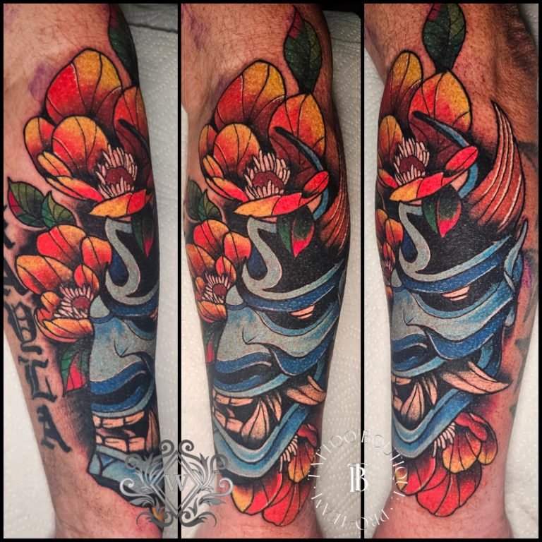 Colour tattoo by Wayne Goodwin