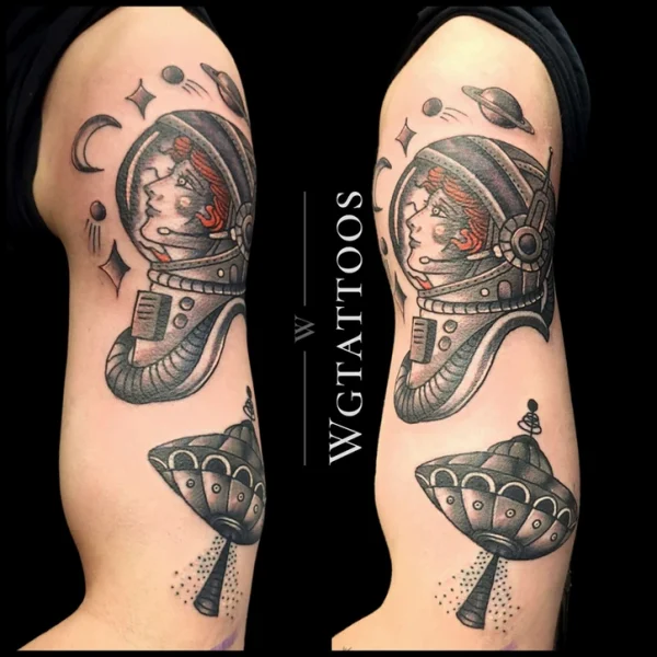 Colour tattoo by Wayne Goodwin