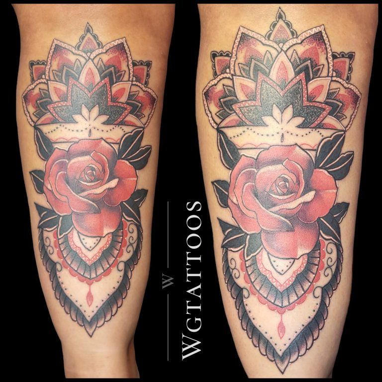 Colour tattoo by Wayne Goodwin