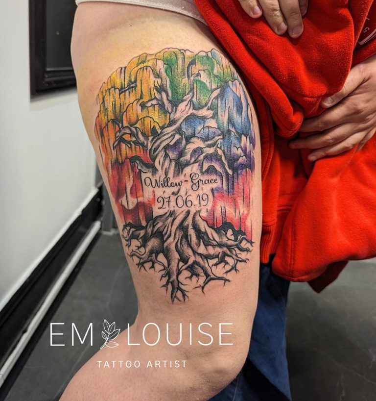 Colour tattoo by Em Louise