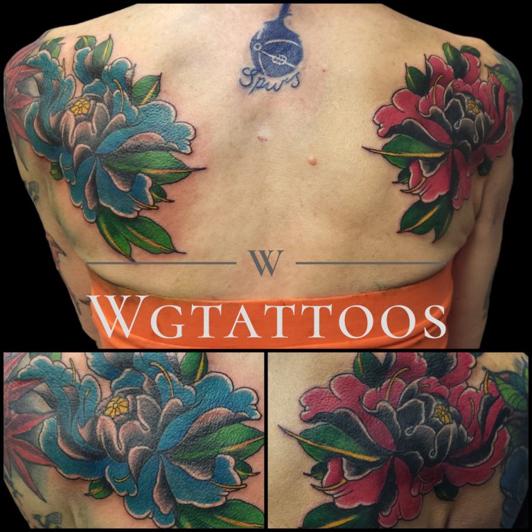 Colour tattoo by Wayne Goodwin