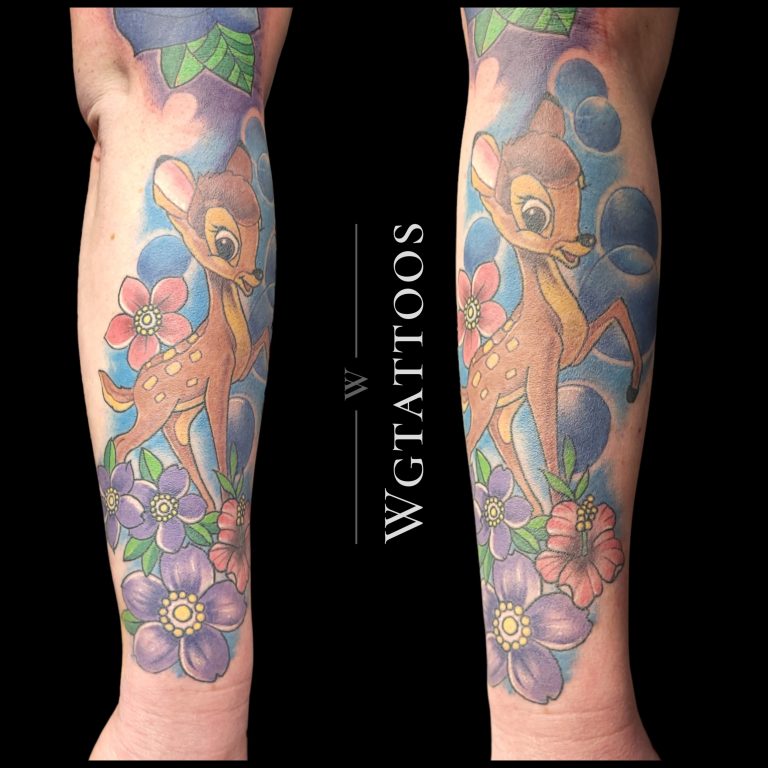 Colour tattoo by Wayne Goodwin