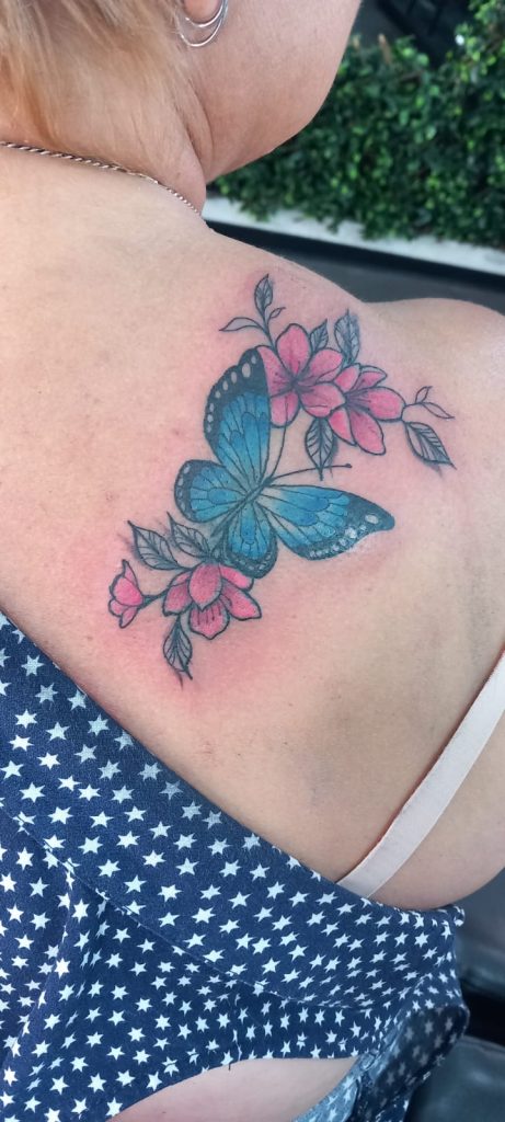 Colour tattoo by Leah Lillian