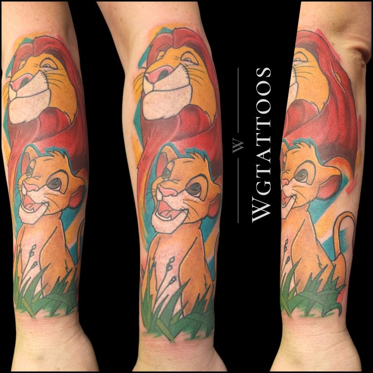 Colour tattoo by Wayne Goodwin