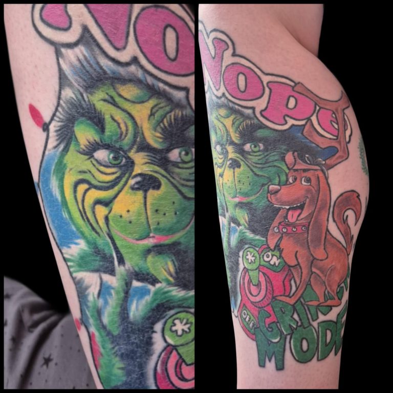 Colour tattoo by Wayne Goodwin