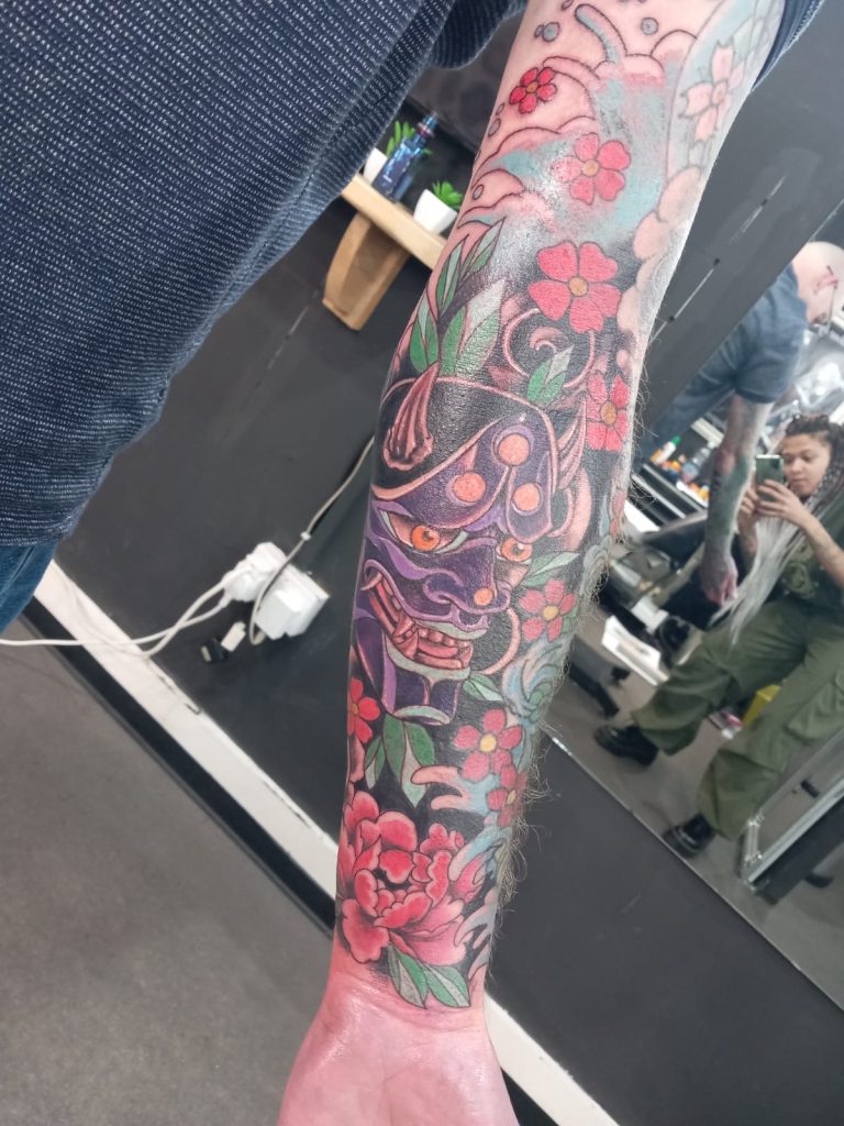 Colour tattoo by Leah Lillian