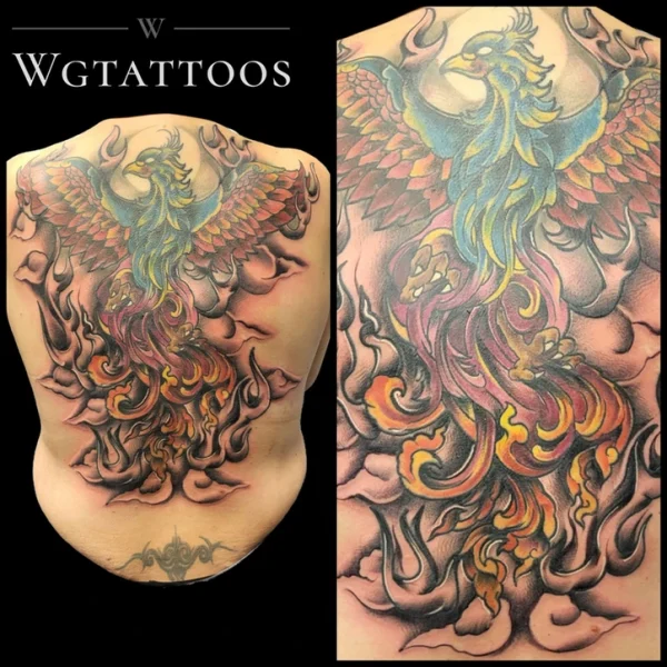 Colour tattoo by Wayne Goodwin