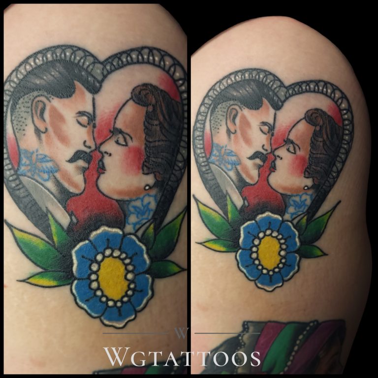 Colour tattoo by Wayne Goodwin
