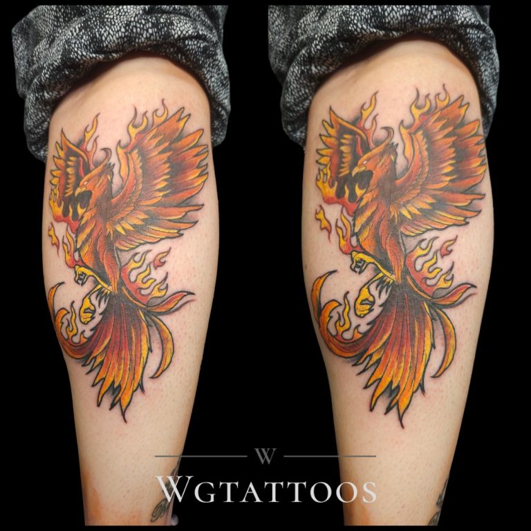Colour tattoo by Wayne Goodwin